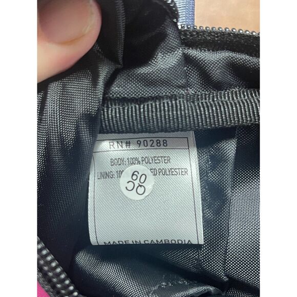 Cute Adidas Burgundy Crossbody Mini Bag- Festival Travel Bag- Excellent Cond. - Picture 8 of 9